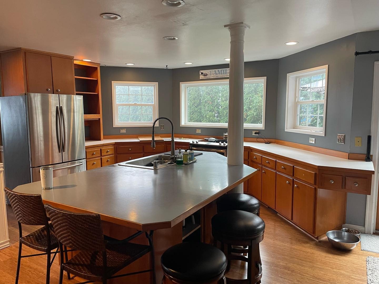 Kitchen before remodel - Mid City Home Restoration WNY